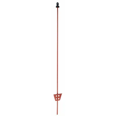 Produktbild von Ovalstahlpfähle 105cm mit Öse, Federstahl