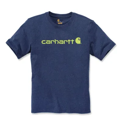 Produktbild von Carhartt EMEA Core Logo Workwear Short Sleeve T-Shirt (Blue,S)