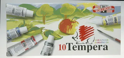 Obrázek produktu pro Koh-i-noor barvy temperové/tempery sada 10 x16 ml - Žirafa
