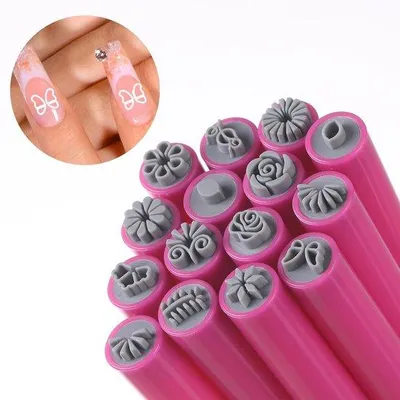 Image de Kit de tampons pour vernis à ongles pour femmes et filles