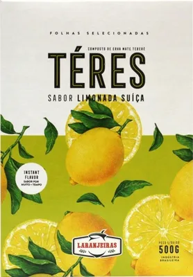 Imagen del producto de Yerba Mate Laranjeiras Terere, Limonada Suiza, 500g. Limonada suiza