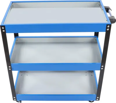 Image de Chariot à outils à 3 niveaux, capacité de charge 50 kg, chariot de service robuste pour entrepôt et garage