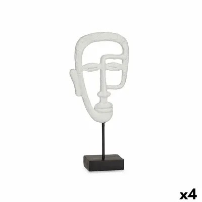 Immagine prodotto di Figura decorativa bianca 19,5 x 38 x 10,5 cm (4 pezzi)