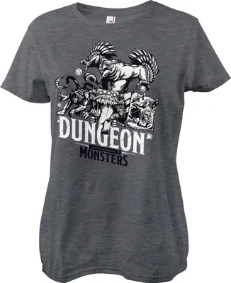 Produktbild von Dungeon Monsters Girly Tee - Large - DarkHeather