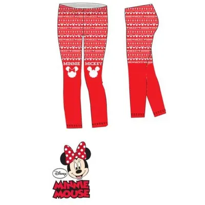 Zdjęcie produktu dla Javoli legginsy dziecięce Disney Minnie rozmiar. 5/6 lat czerwony