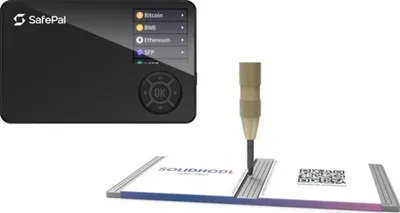 Produktbild von SafePal S1 Pro + SOLIDHODL - Vorteilsbündel - Hardware Wallet - Wallet für Bitcoin, Ethereum und viele andere Krypto