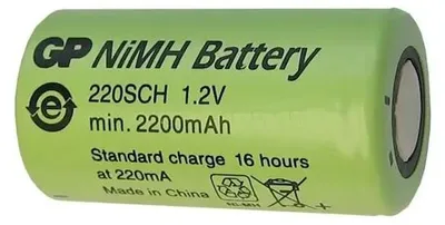 Obrázek produktu pro Akumulátor GP NiMH SC 1,2 V 2200 mAh 1 ks GP BATTERY