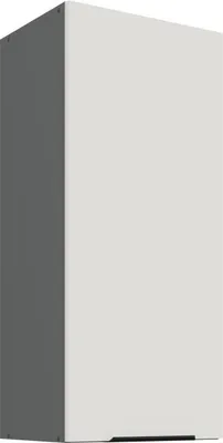 Produktbild von Hoher Wandschrank LUNARA – Breite 40 cm, Weiß/Anthrazit