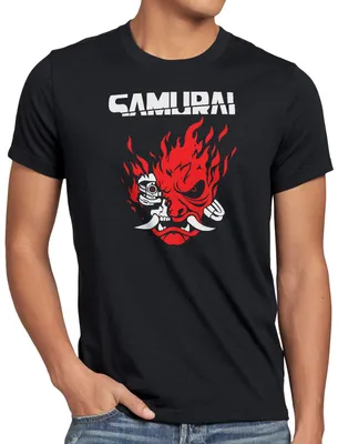 Produktbild von A.N.T. Cyberpunk Samurai Herren T-Shirt cyberpunk band silverhand