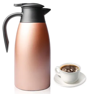 Isolierkanne 2 l, rosa, 304 Edelstahl, Vakuum-Isolierung