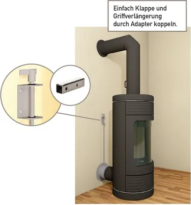 Produktbild von Griffverlängerung für Verbrennungsluft Klappensysteme