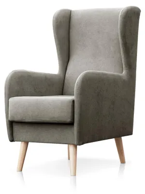 Sessel Narex, skandinavisch, Stoff, grau, 105x58x70 cm