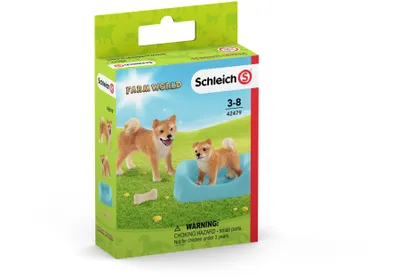 Produktbild von Schleich Shiba Inu Mutter und Welpen, 42479