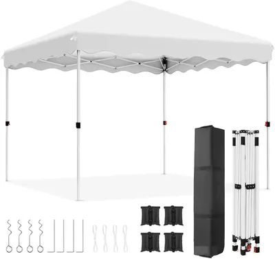 Image de Pavillon de jardin - Tente de réception - Tentes de réception - Pavillon - Tente de réception pliable - 3x3 mètres - Imperméable - Pliable