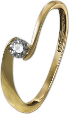 Produktbild von GoldDream Ring Echtgold333er Gelbgold Gr. 56 17,8 goldweiß Damen GDR530Y56