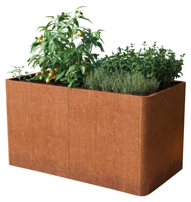 Immagine prodotto di PRIMEYARD Orto rialzato MARIO, acciaio corten, look ruggine 146x80x60 cm