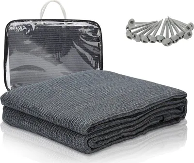 Obrázek produktu pro Izrielar koberec do stanu 250 x 250 cm HDPE odolný proti UV záření propouští vodu prodyšný pro stan, karavan a piknik