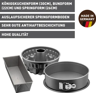 Produktbild von Kaiser Inspiration Backform-Set 3-teilig