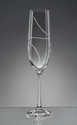 Produktbild von Sektgläser Sektglas Kristallglas Model UP matt geschliffen 190 ml 2er Set Bohemia Crystalex