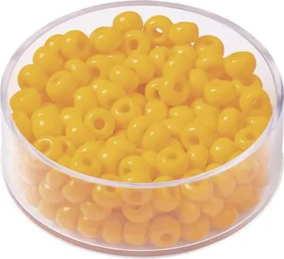 Produktbild von KNORR PRANDELL 213102114 Böhmische Rocailles Ø 5 mm Glas orange