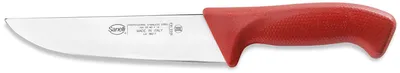 Fleischmesser 18 cm, rote Klinge, rostfreier Stahl, ergonomischer Griff
