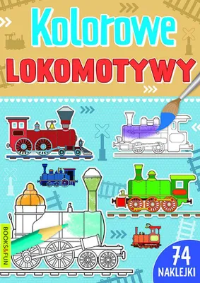 Obrázek produktu pro Kolorowe lokomotywy - Opracowanie zbiorowe (Malbuch für Kinder auf Polnisch)