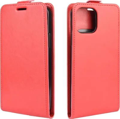 Produktbild von Mobigear iPhone 12 Mini Hülle Flipcase - Rot