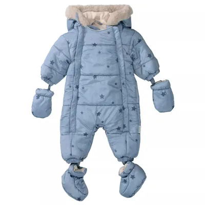 Produktbild von Staccato NB Kn Schneeanzug  light blue star gemustert