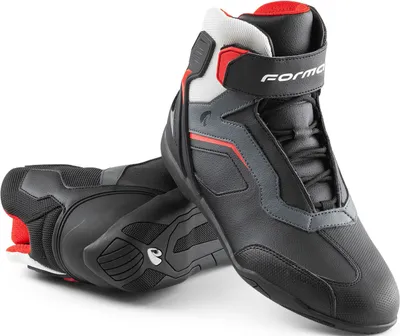 Produktbild von Forma Stinger Evo Flow Motorradschuhe, schwarz/weiß/grau, 42