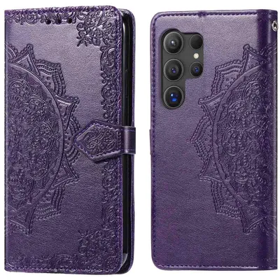 Immagine prodotto di Custodia a libro imoshion Mandala per Samsung Galaxy S25 Ultra - Viola