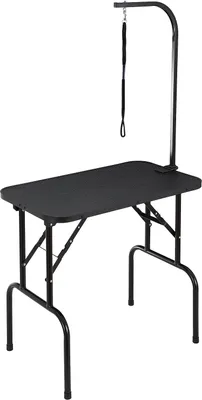 Obrázok produktu pre Stôl na strihanie 875x472x1533mm Stôl na strihanie psov z nehrdzavejúcej ocele Nosnosť 99,8 kg Obliekací stôl pre psov Skladací stôl na strihanie domácich zvierat 807,7x459,7 mm Pracovný stôl ideálny na kúpanie Strihanie Sušenie Kefovanie