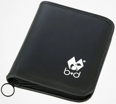 Produktbild von B+D Fußball Schiedsrichter Schiri-Tasche schwarz, leer