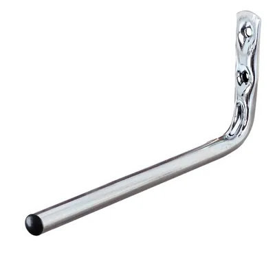 Obrázek produktu pro Alberts 856076 Nástěnný háček, rovný, galvanicky pozinkovaný, průměr Ø12 mm, 175 x 70 mm, sada 5 ks