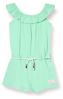 Immagine prodotto di Tuta intera da jogging per bambine, in tessuto jersey, colore verde (Verde Germoglio 07)
