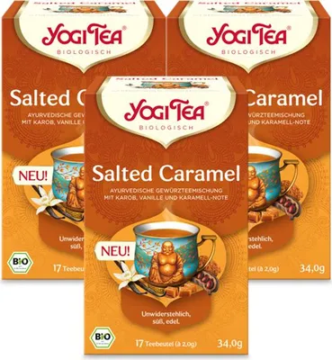 Produktbild von 3 x YOGI TEA Salted Caramel  | 3 x 34g