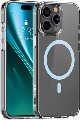 Produktbild von Etteri Color Mag Hülle für iPhone 12 / 12 Pro 6,1" Handyhüllen Hellblau