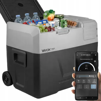 Produktbild von Vayox Kühlbox Elektrisch VA-T40 Travel Series | 40L 60W | 230V/12V | Schwarz