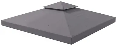Zdjęcie produktu dla Wymienny dach do metalowego pawilonu ogrodowego Namiot imprezowy Dach namiotu ogrodowego 3x3