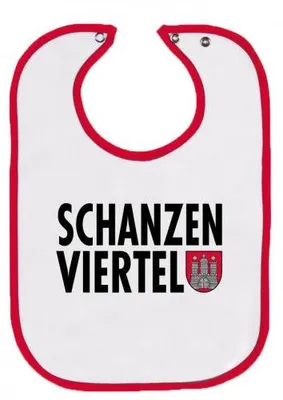 Produktbild von Babylätzchen mit Druckmotiv - Schanzenviertel - 08482