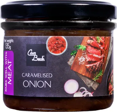 Image de chutney d'oignons caramélisé Pairing avec du vin blanc - pour accompagner la viande