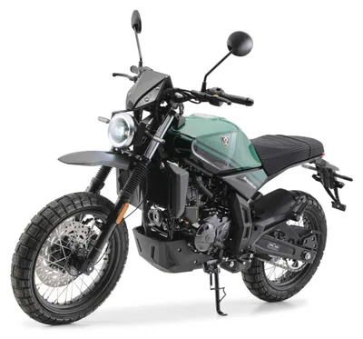 Produktbild von Motorrad 125 ccm QASVA Scrambler Offroad 96 km/h 14,4 PS ABS Euro 5+