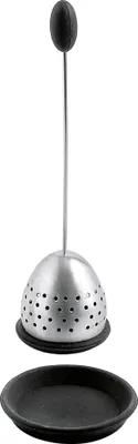 Produktbild von Weis Teebrüher Teeei Edelstahl / Silikon schwarz, edelstahl