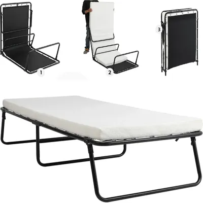Immagine prodotto di Letto per ospiti - Letto - Letto singolo - Pieghevole - 190x80 cm
