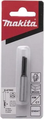 Image de Makita Fraise à rainurer à deux tranchants15mm D-10104