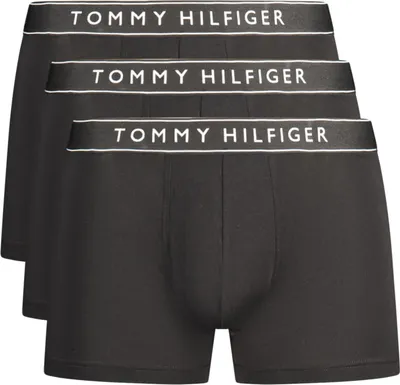 Produktbild von Hochwertige Schwarze Herren Boxershorts im Dreierpack mit Druckmotiv