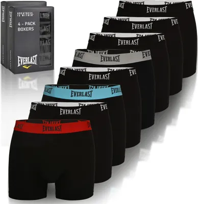 Immagine prodotto di Everlast 8-Pack - Boxer in cotone da uomo, pantaloni da uomo, M