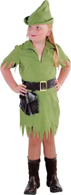 Produktbild von M212011-128-A Mädchen Kinder Robin Hood Jäger grün Kostüm Gr.128