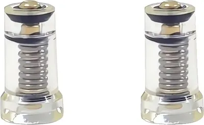 Zdjęcie produktu dla 2 sztuki Zawór zapalniczki zawór uzupełniający do wkładu odstraszającego komary Thermacell adapter plastikowy przezroczysty