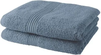 Produktbild von Handtuch Set 2 Stück TODAY 50x90 cm, 100% Baumwolle, Denim