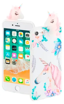 Produktbild von 3D Cover Unicorn für Apple iPhone 6/6s/7/8/SE 2020